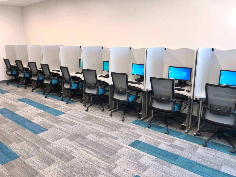 Pearson Vue Testing Carrels