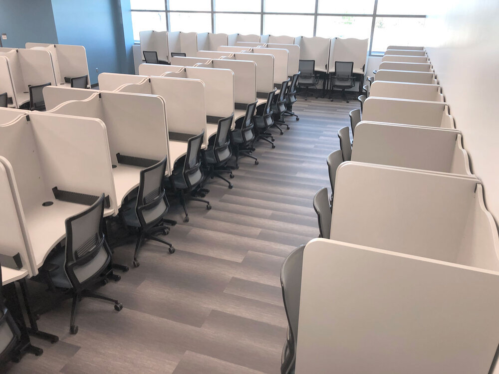 Pearson Vue Testing Carrels