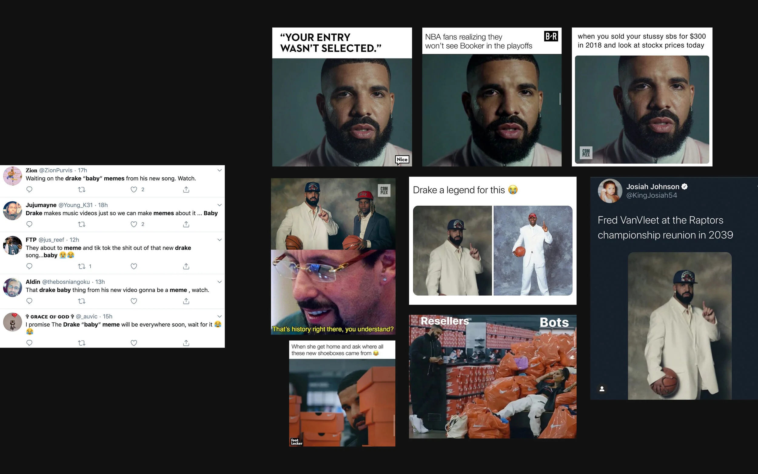  As with everything Drake, the memes quickly followed.  
