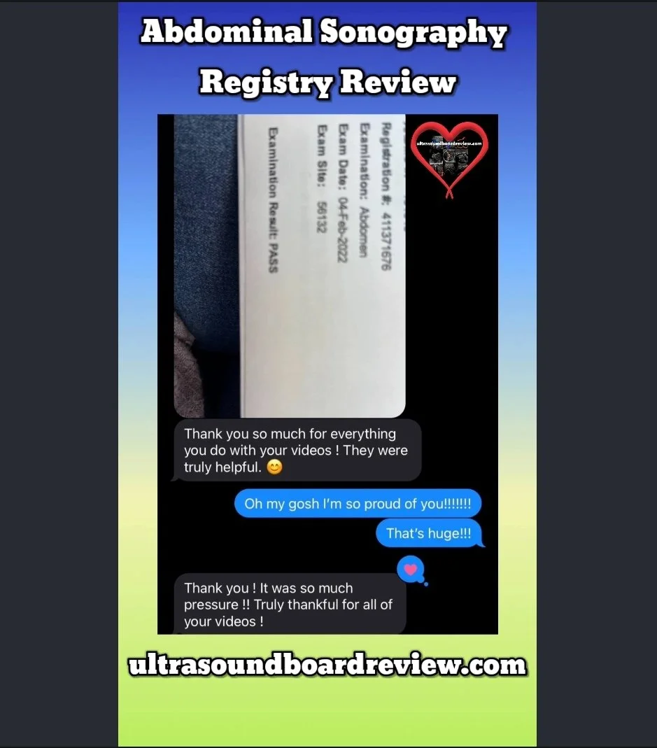 Vascular Ultrasound Registry Review Study Guide