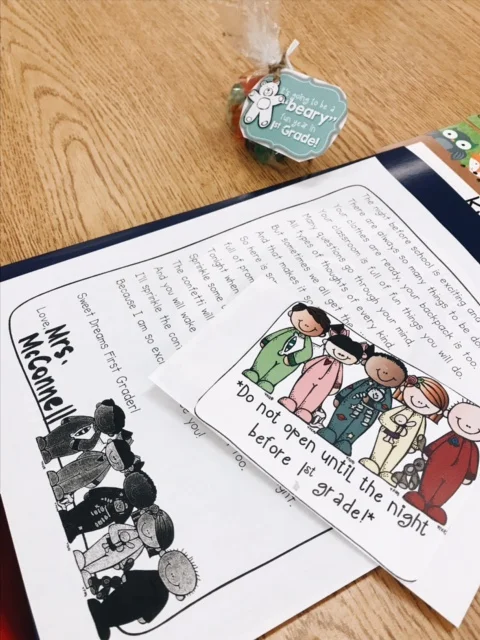 Thank you to First Grader at Last for one of my FAV open house items!! 