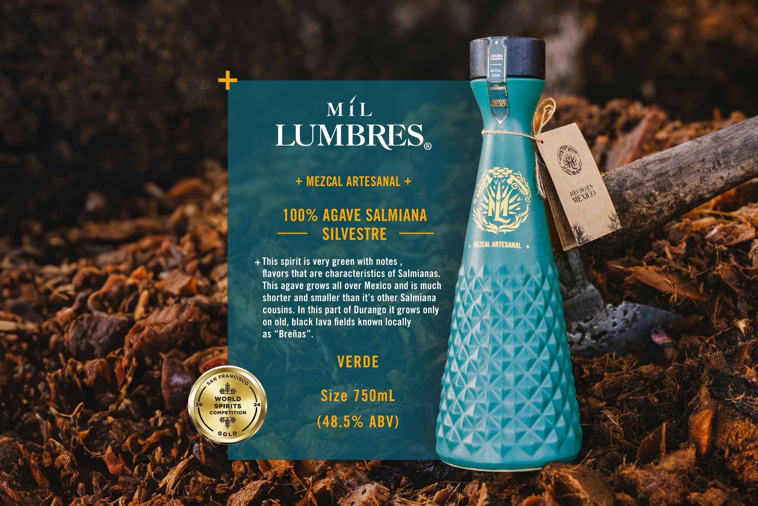salmiana, Mezcal, artesanal, mil lumbres, durango
