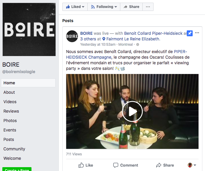 Entrevue avec Boire.com