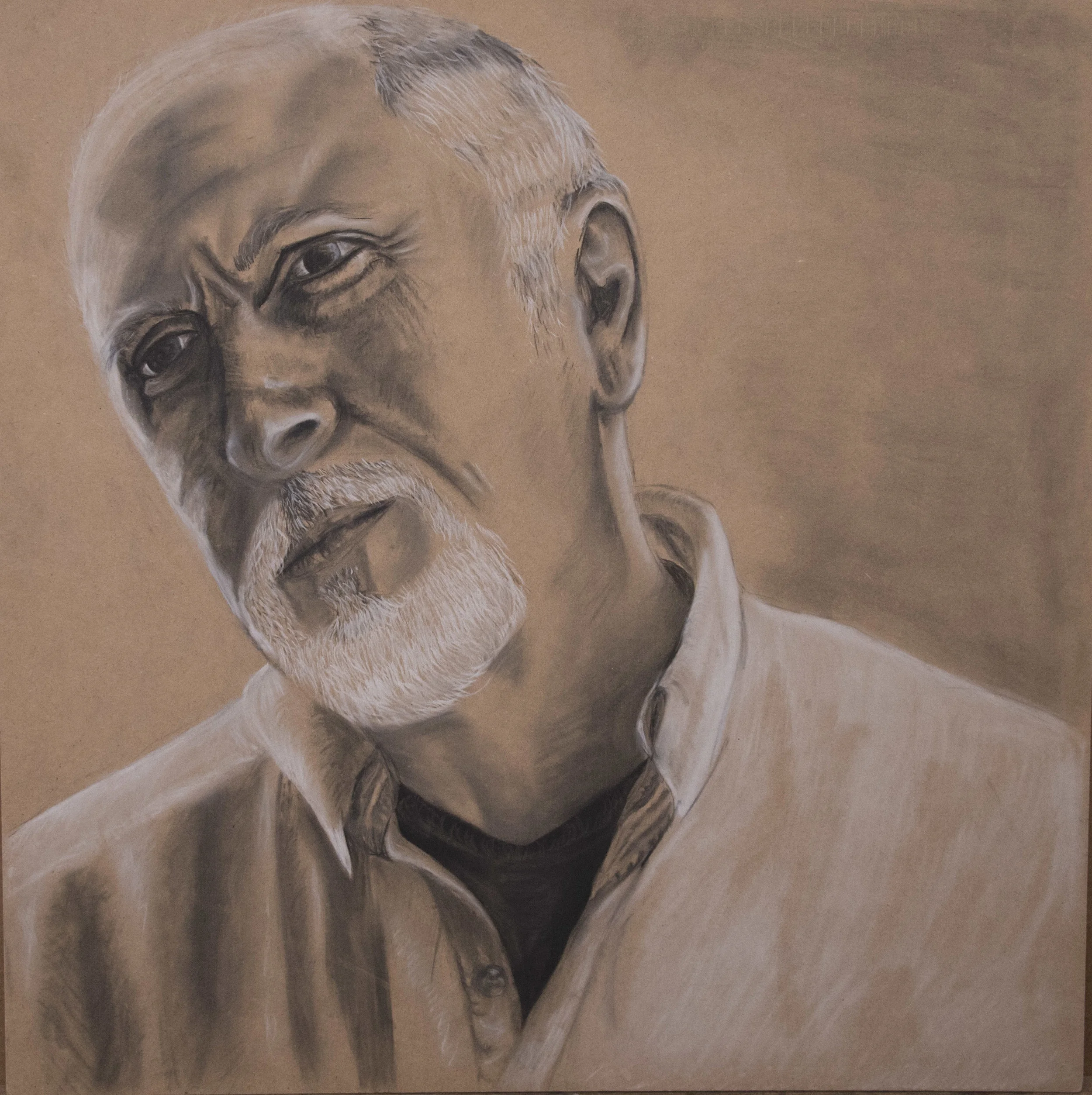 24"x24" | charcoal on MDF | 4/5