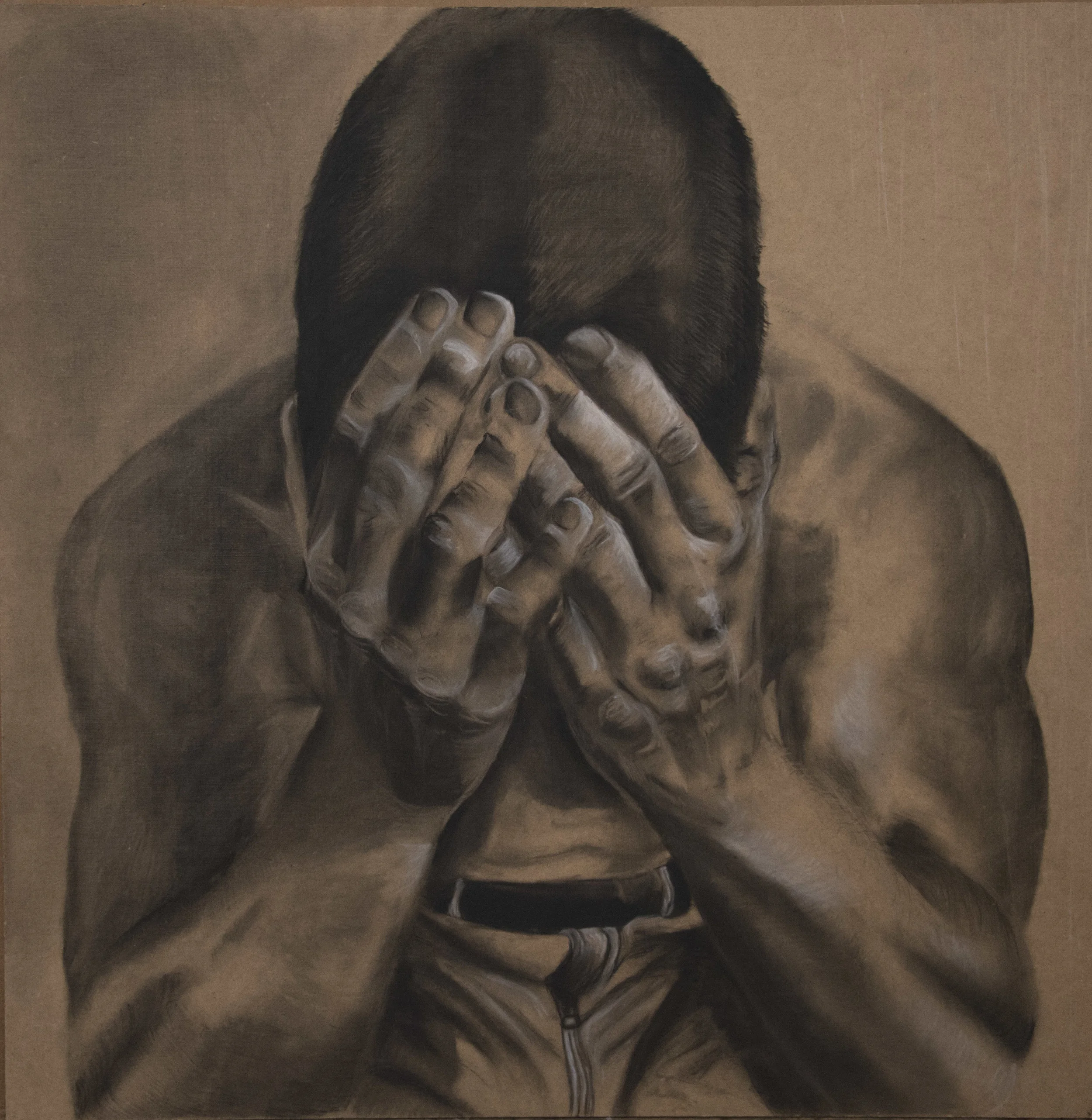 24"x24" | charcoal on MDF | 3/5