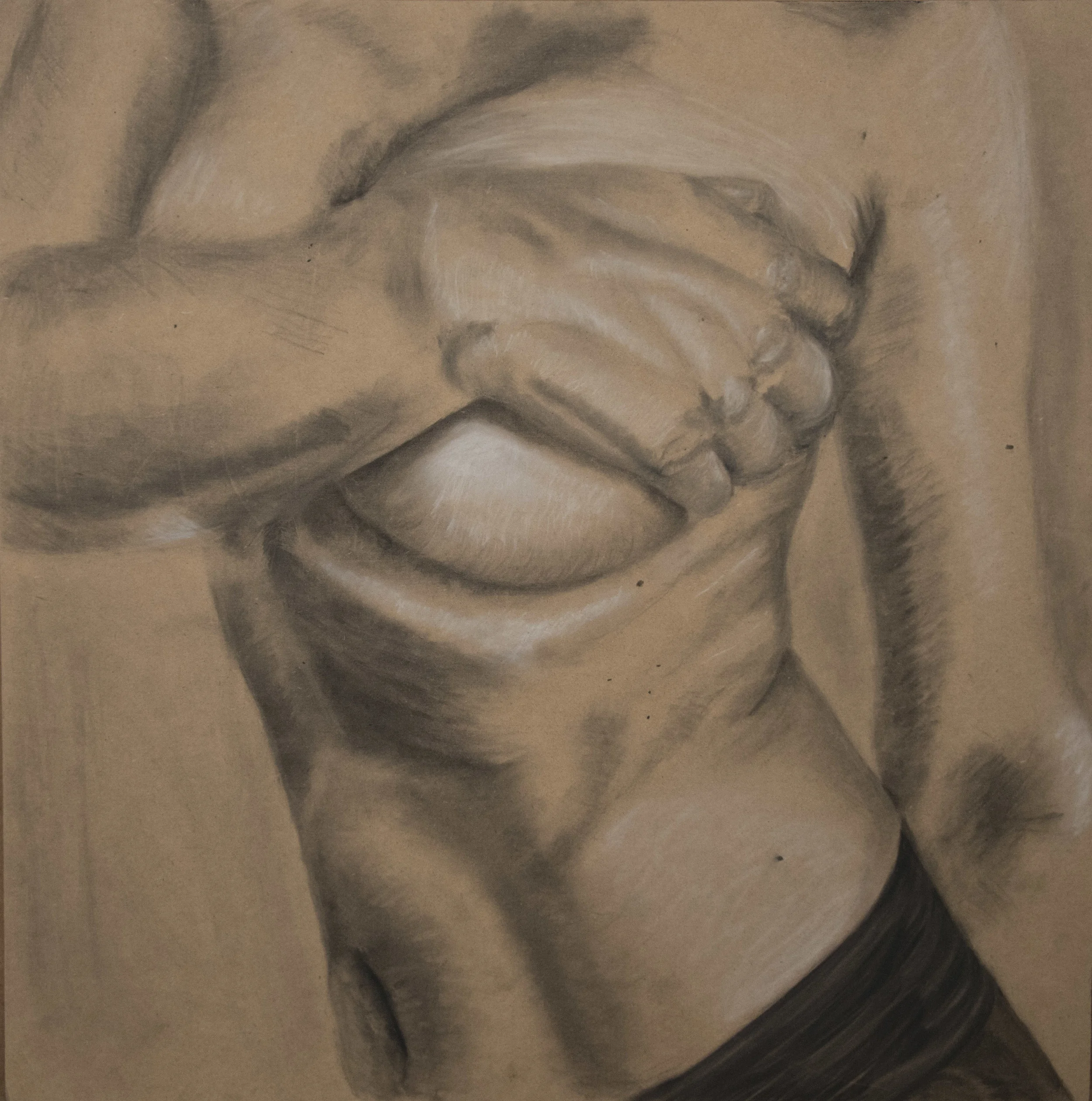 12"x12" | charcoal on MDF | 3/5