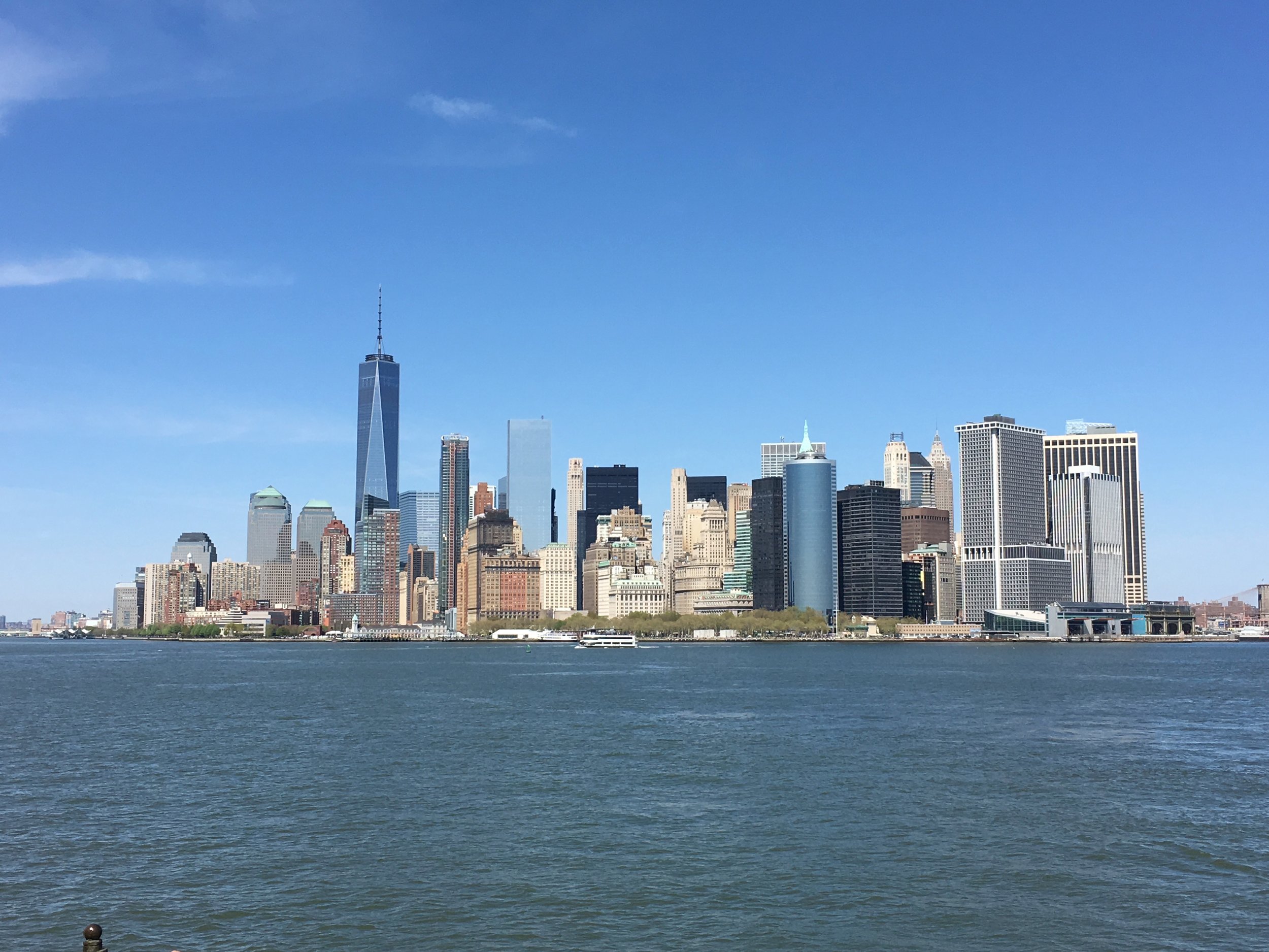 Downtown NYC skyline