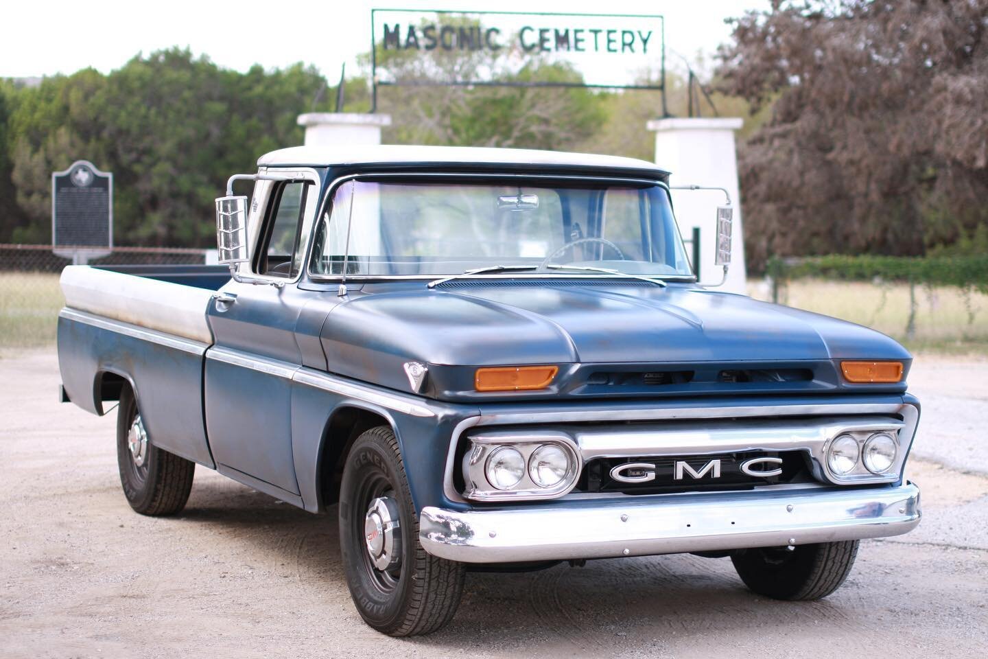 Getting ready to ship this beauty back home. It's been a challenging and rewarding project with a lot of new and advanced technology packed under its patina hood! Going to miss this one... #gmc #gmctrucks #classicgmc #chevy #chevytrucks #chevyc10 #cl