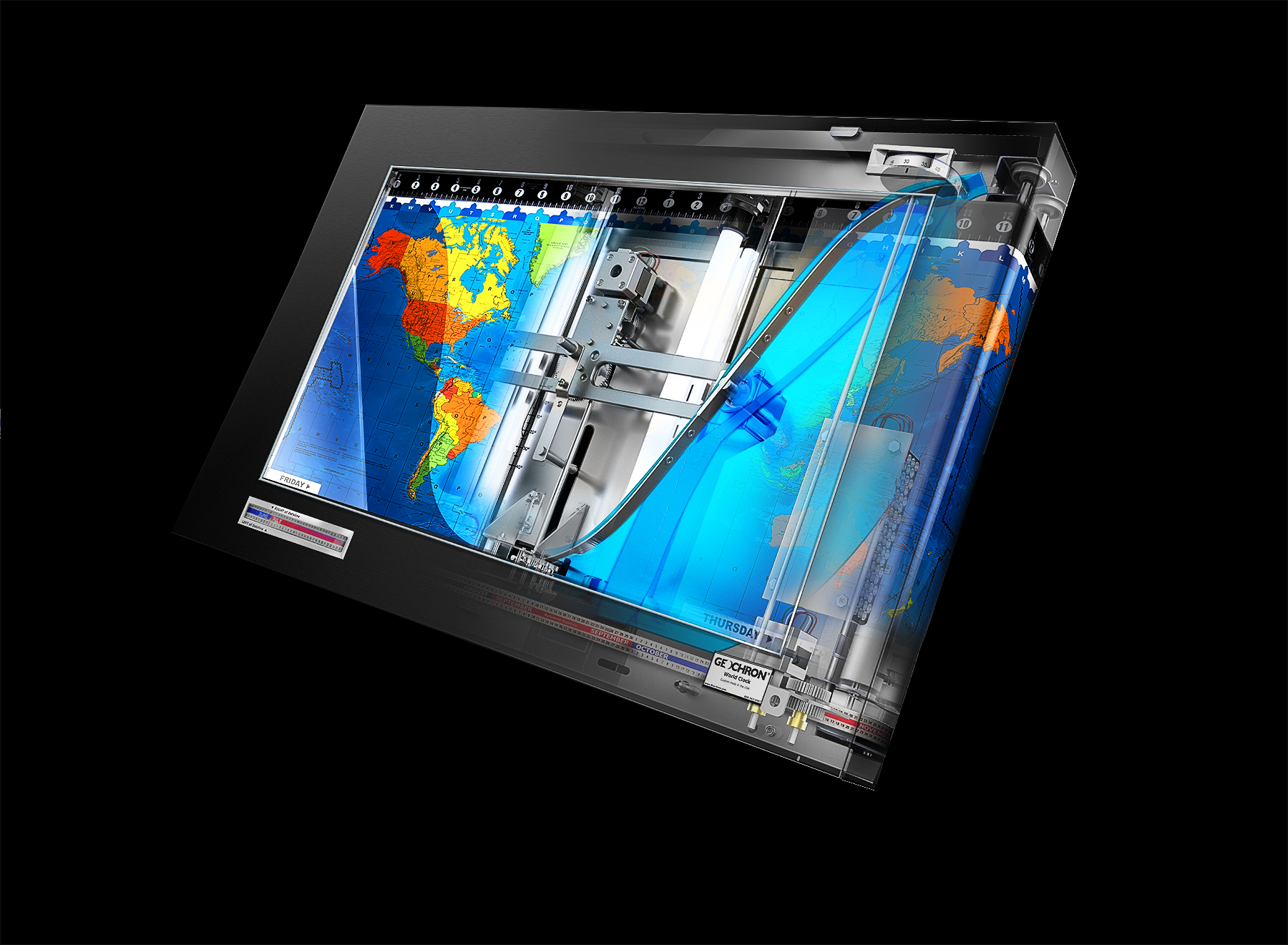 Cutaway illustration created for the Geochron company