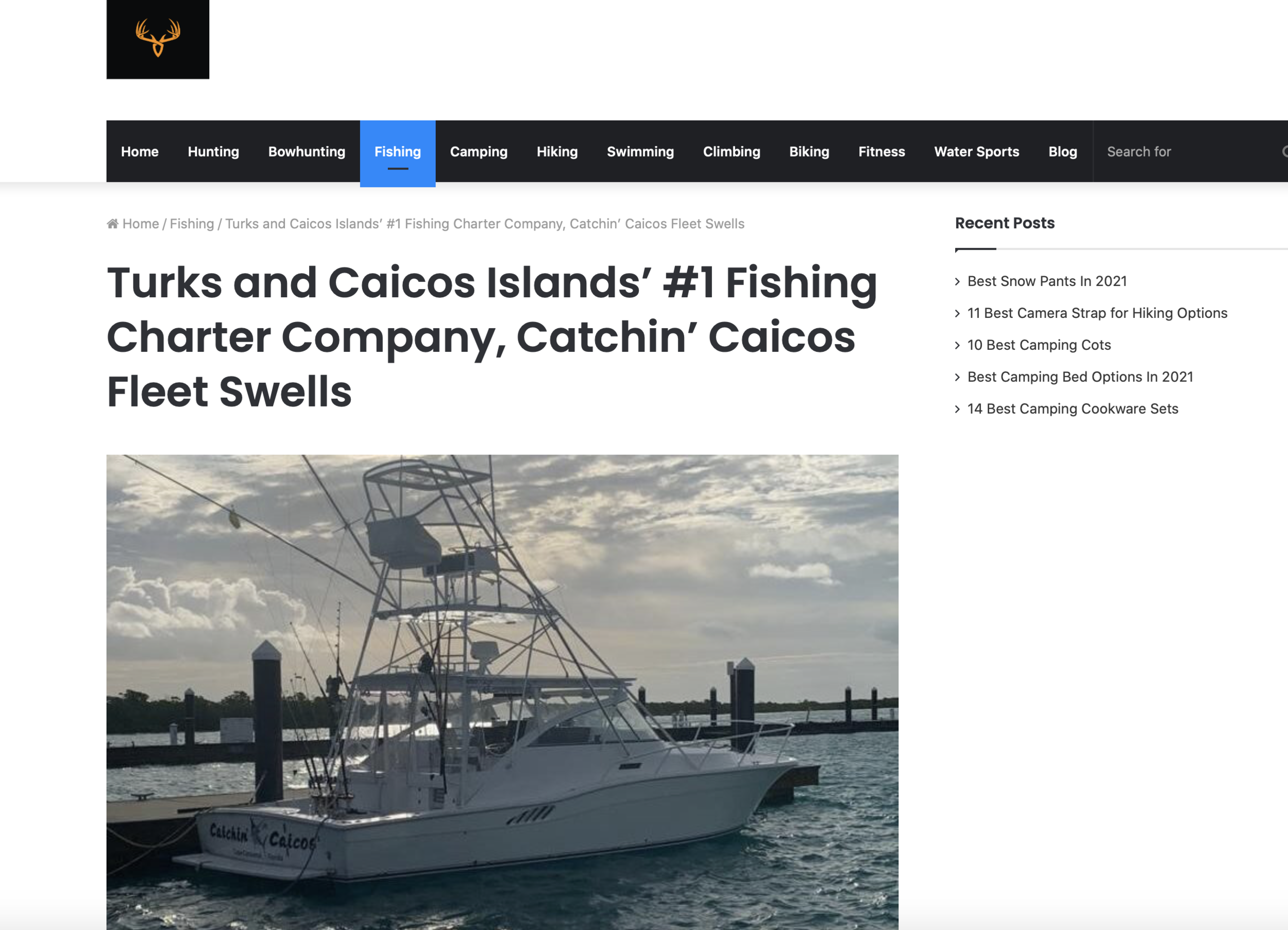 Catchin' Caicos Article Return to the Outdoors