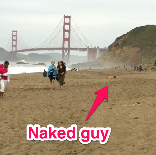Hairy nude beach