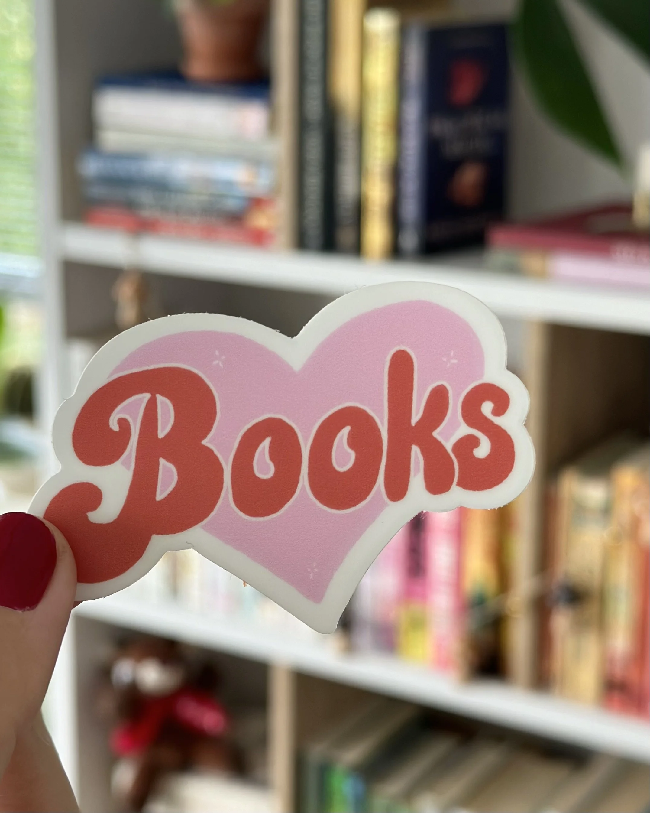 book lover sticker