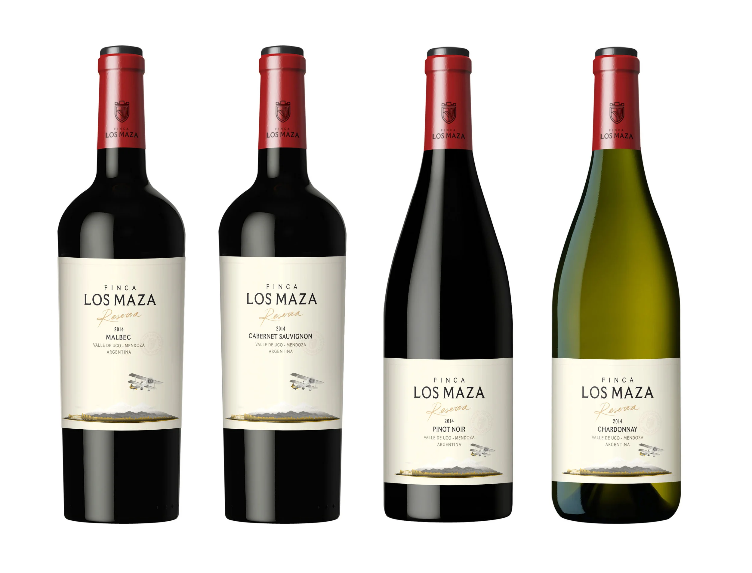 Finca los Maza - Eiquetas Director Creativo: Agustin Orol /Planner: Ana Capuano / Ilustración German Bardo / Diseño gráfico: Victoria Watson, Diego Ballester. 