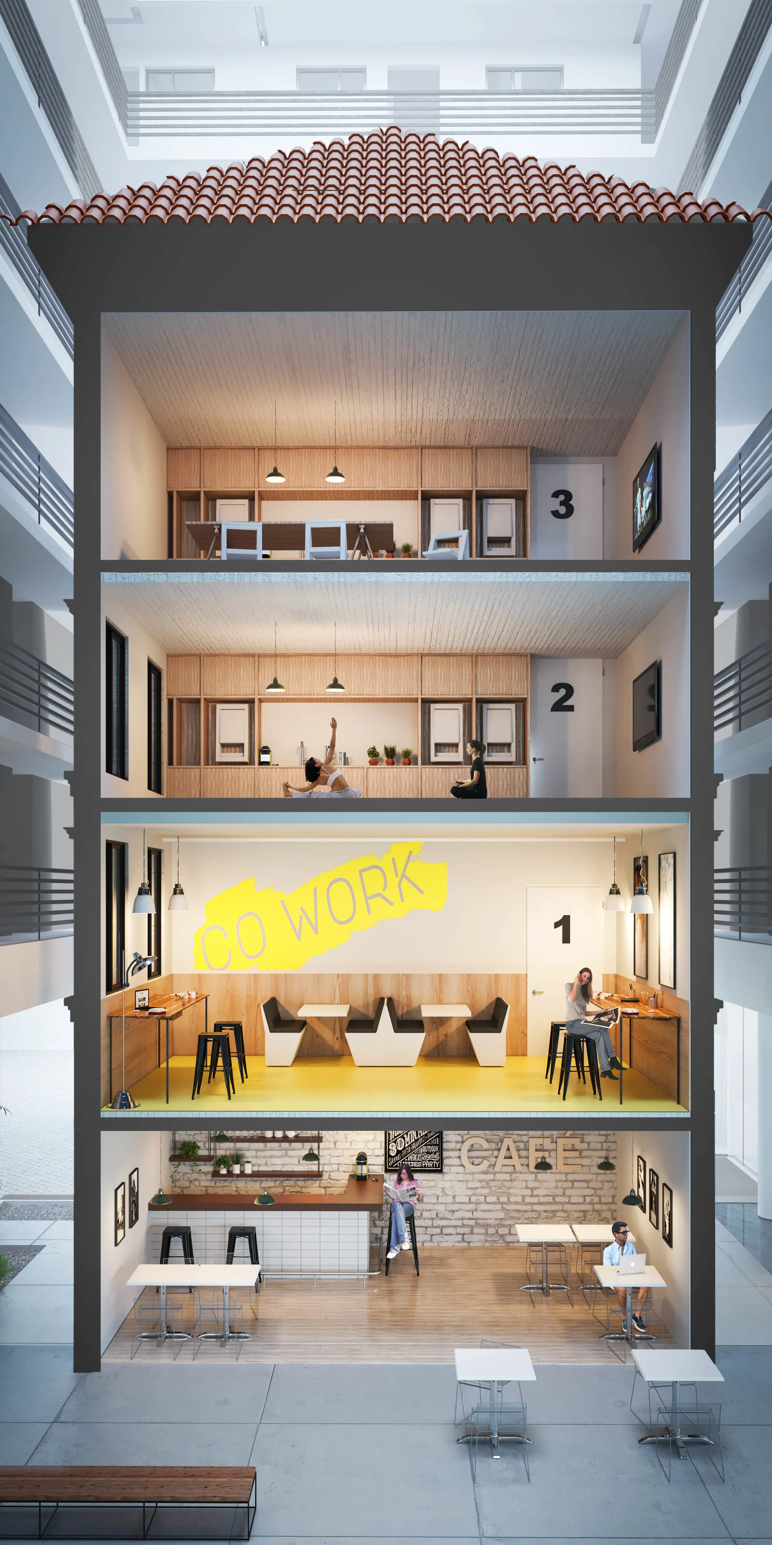 Colving spaces