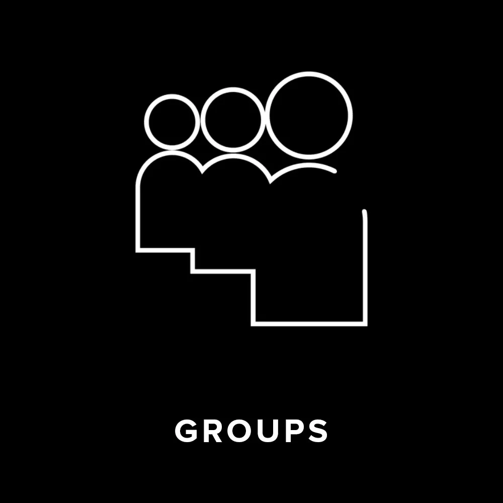 Discover the right group for you, including subject matter, dates/times, specific interest, or the steps to lead your own.