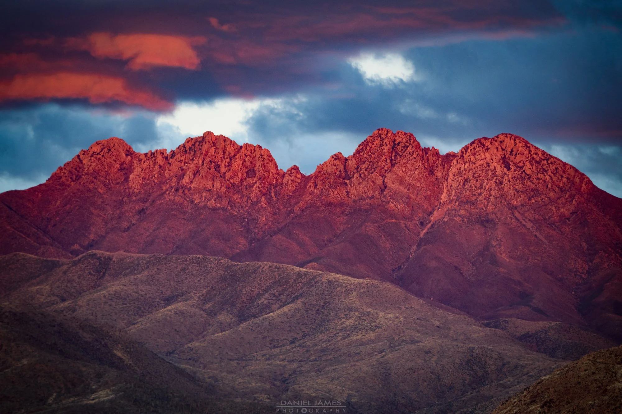 Sunset On Four Peaks