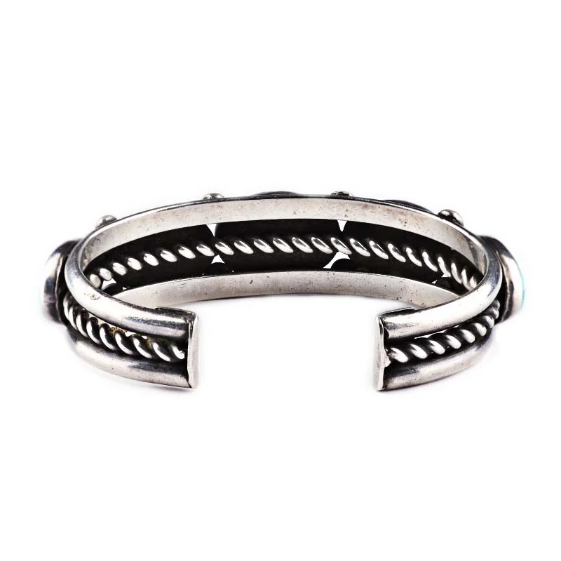 Turquoise Cuff For Men By Peyote Bird