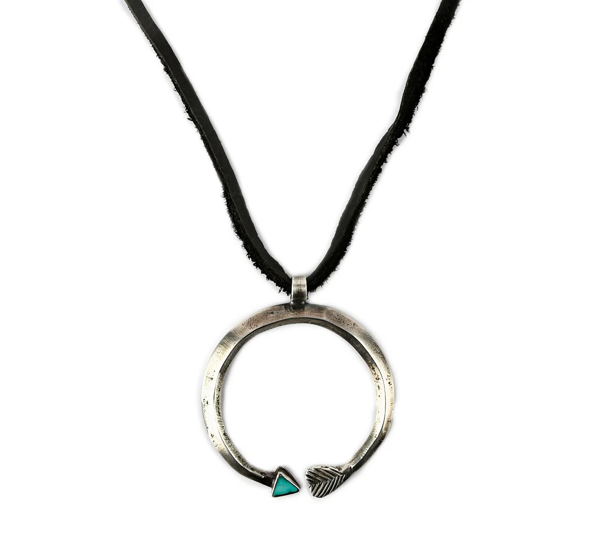 Jesse Robbins Arrow Naja Necklace