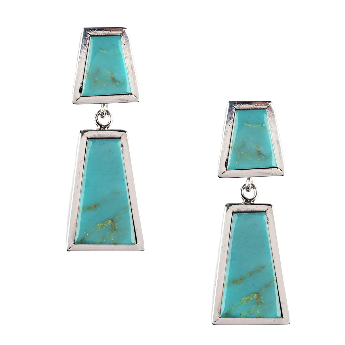 Peyote Bird Designs - Tony Aguilar Jr. - Tony Aguilar Jr. Turquoise Earrings