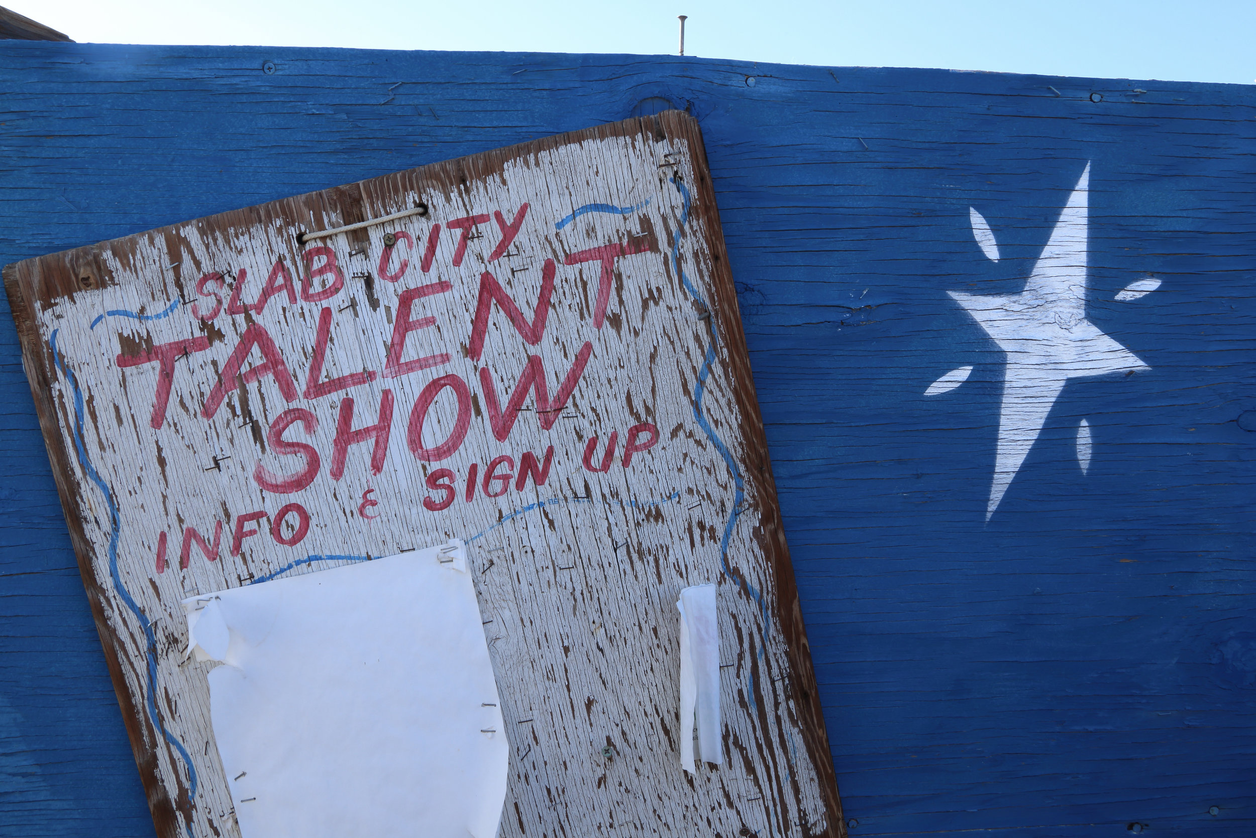Wishing we had timed it right to witness one of those talent shows.