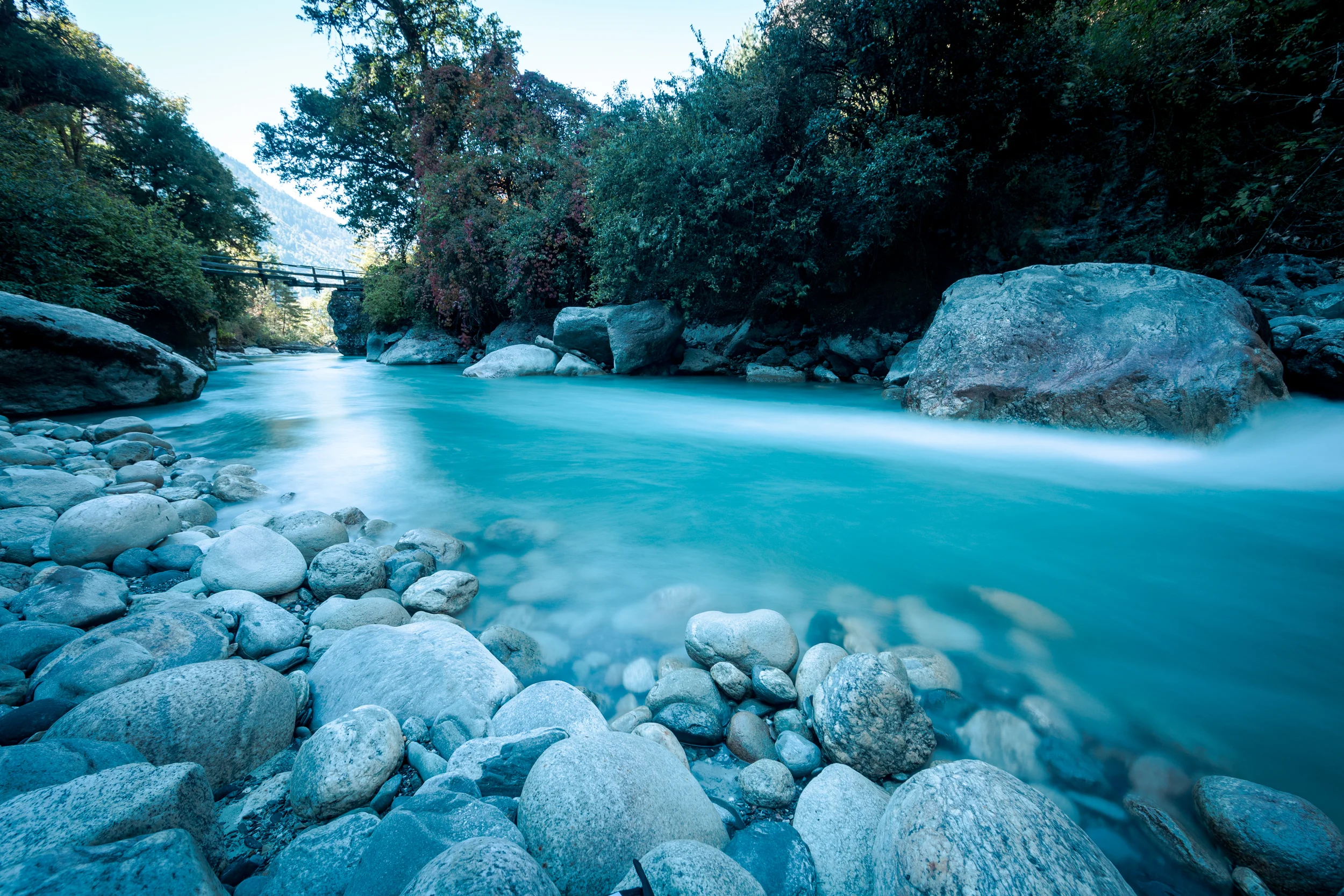 Ice Blue River