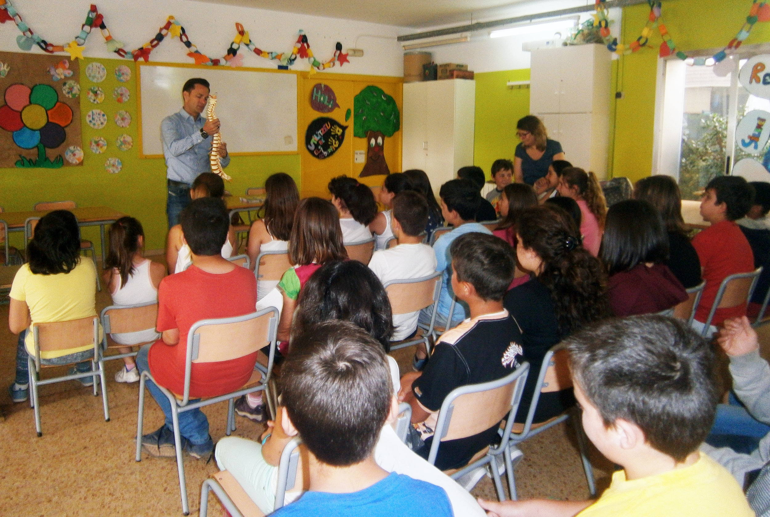 We also donate our time to educating children at schools in order to better educate our kids on the importance of health and what it takes to be healthy.