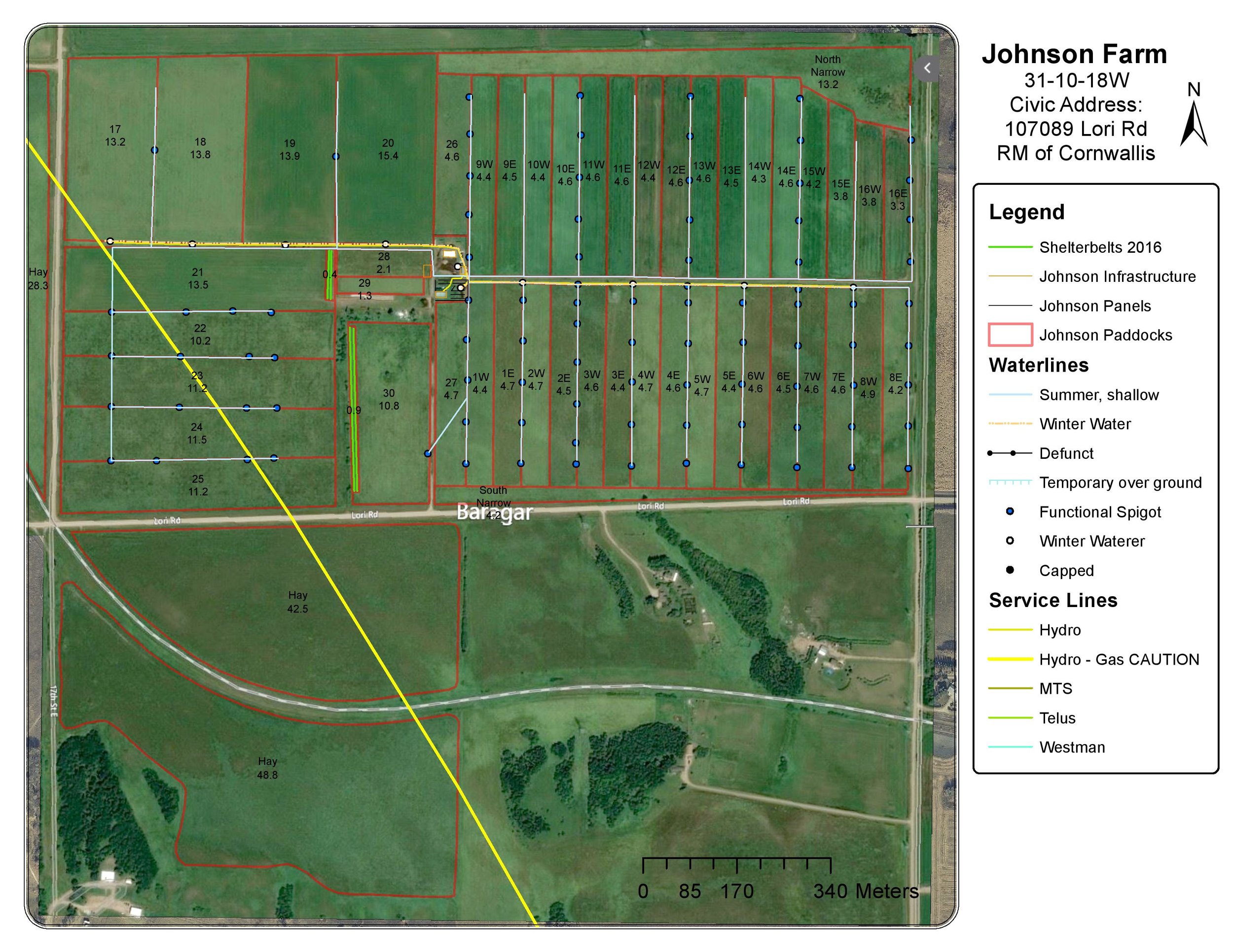 Johnson Farm Map