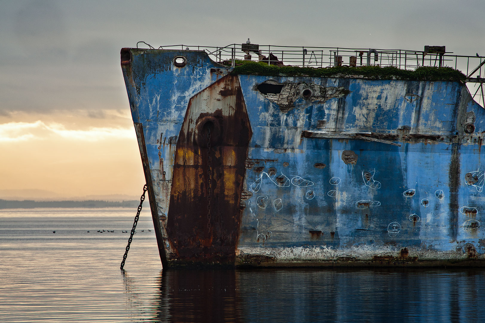 Old Concrete Wreck ship - YOGN 82