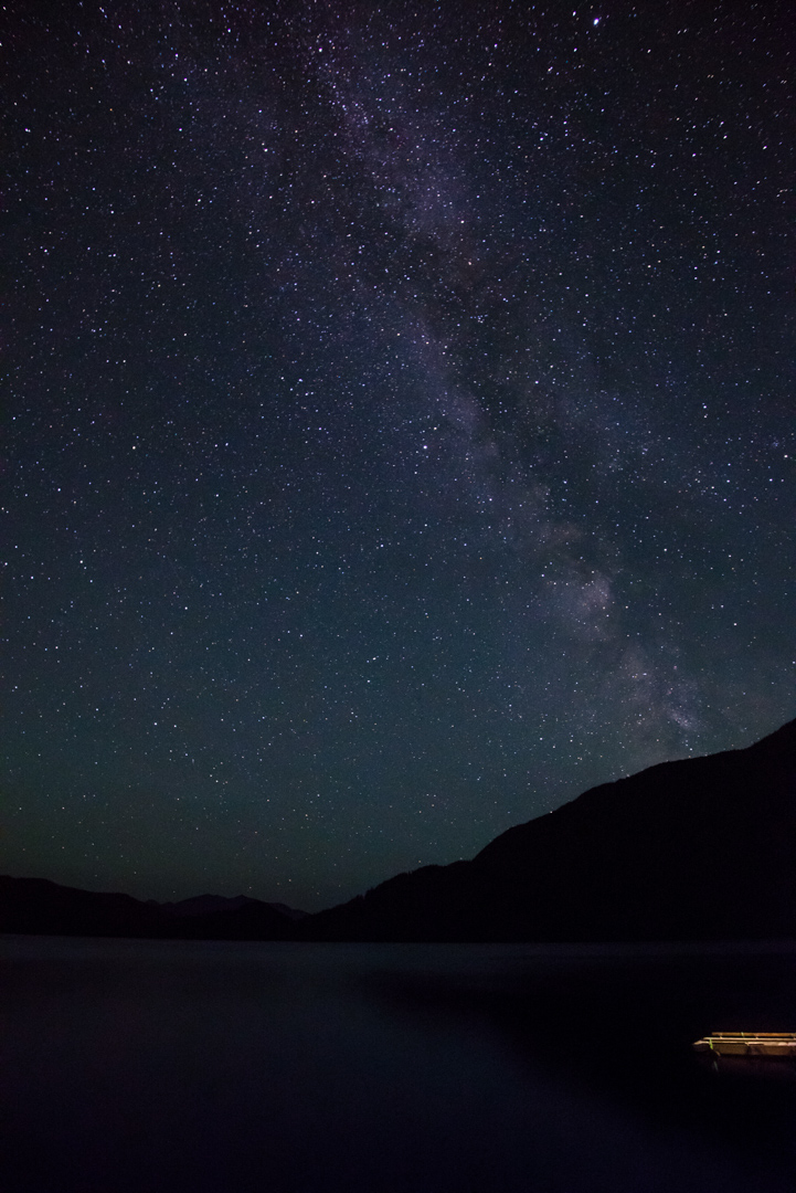 Milky Way above the Mountains