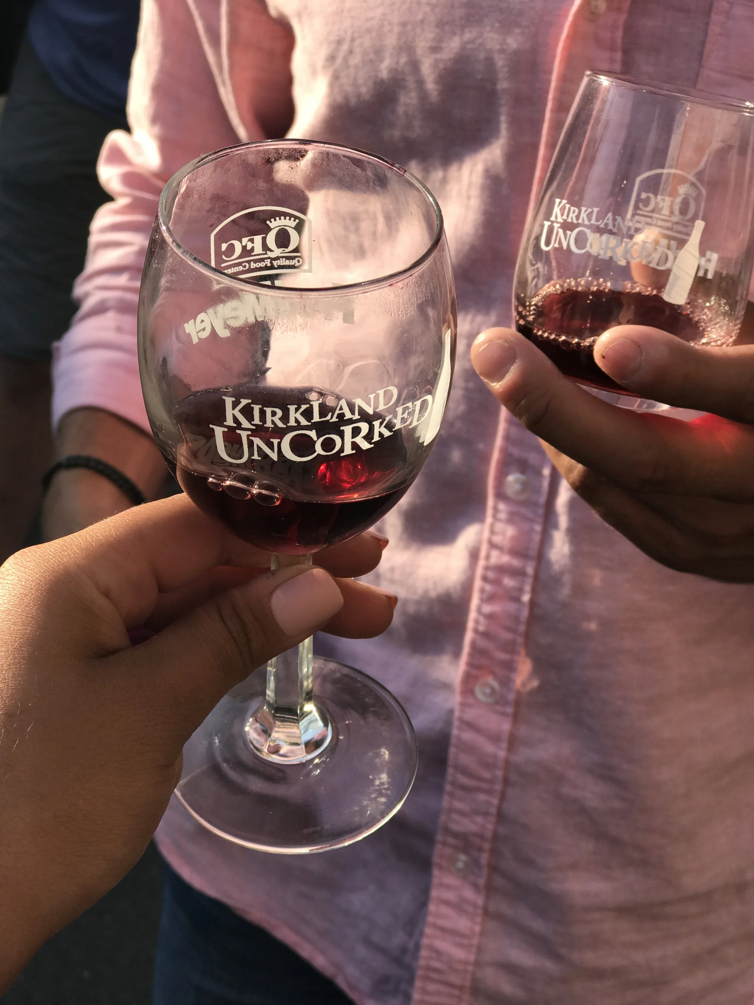 Special glasses given out at the door for your tasting!