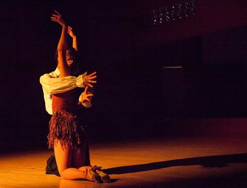  Andre' and Ching performing a Pocahontas number 