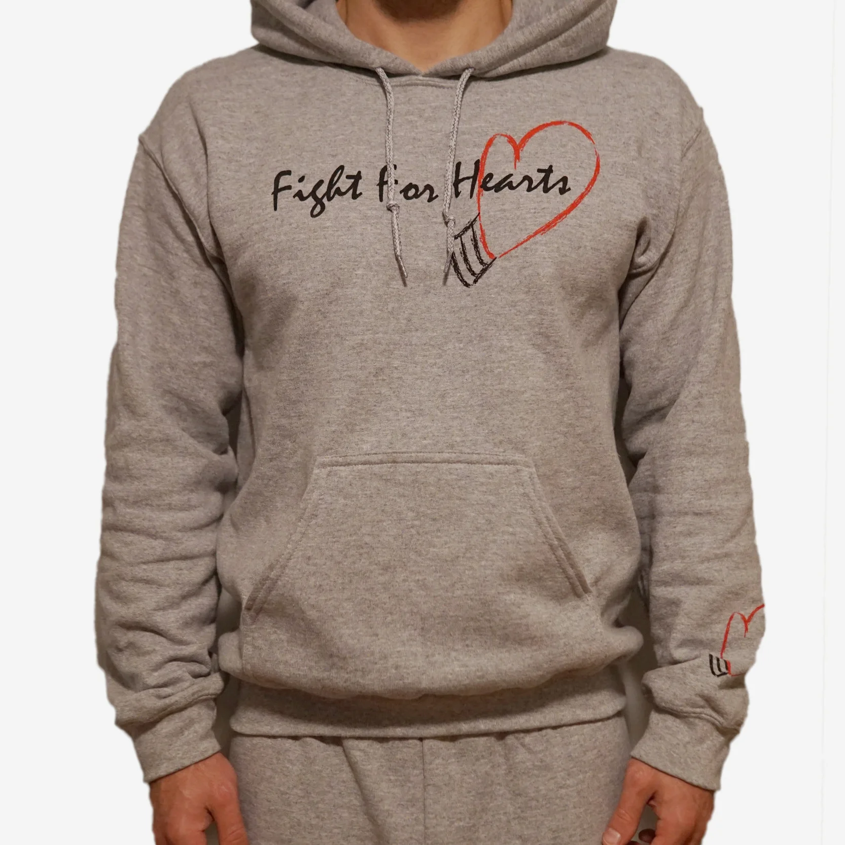 Fight For Hearts - Heavy Blend Hoodie (Unisex)