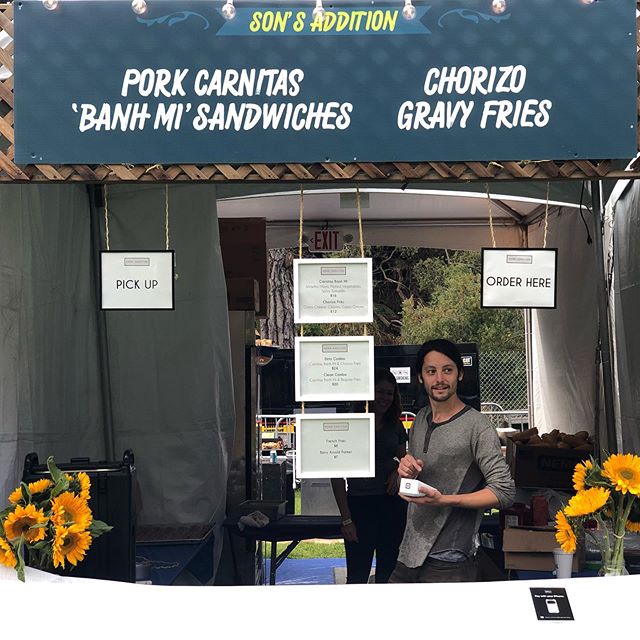 Kickin off day 1 @outsidelands
Come grab your Banh Mis and Dirty Fries!
#musicfestival #outsidelands #osl #festivalfood #food #foodie #eeeeeats #eatersf
#tablehopper #sfchronicle #foodandwine #dining #missionsf #sonaddition #cheflife #thrillist #sanfranciscofood #bayareafoodie #infatuationsf #sfgate #thrillist
