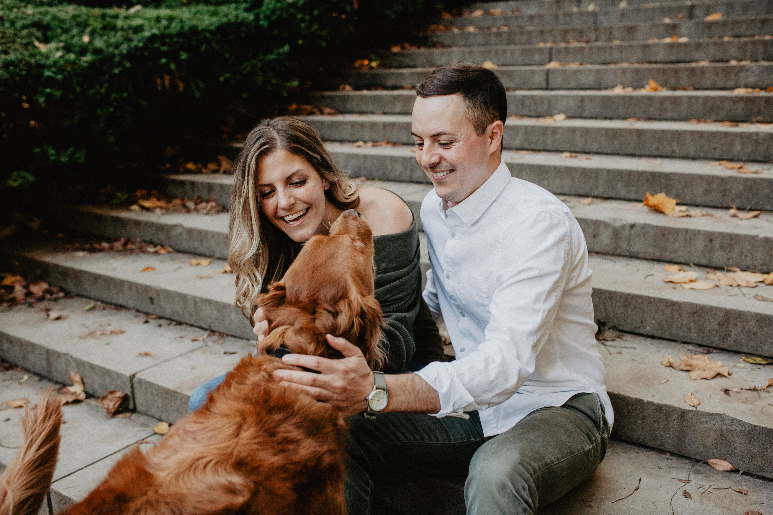 Indianapolis Engagement Holcomb Gardens