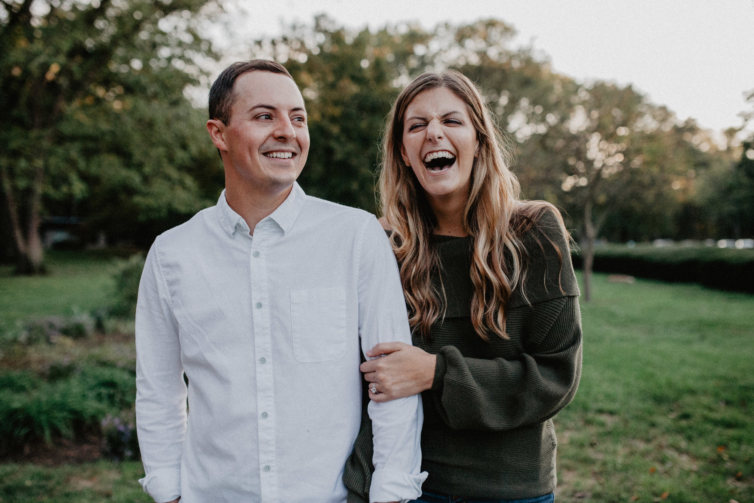 Indianapolis Engagement Holcomb Gardens
