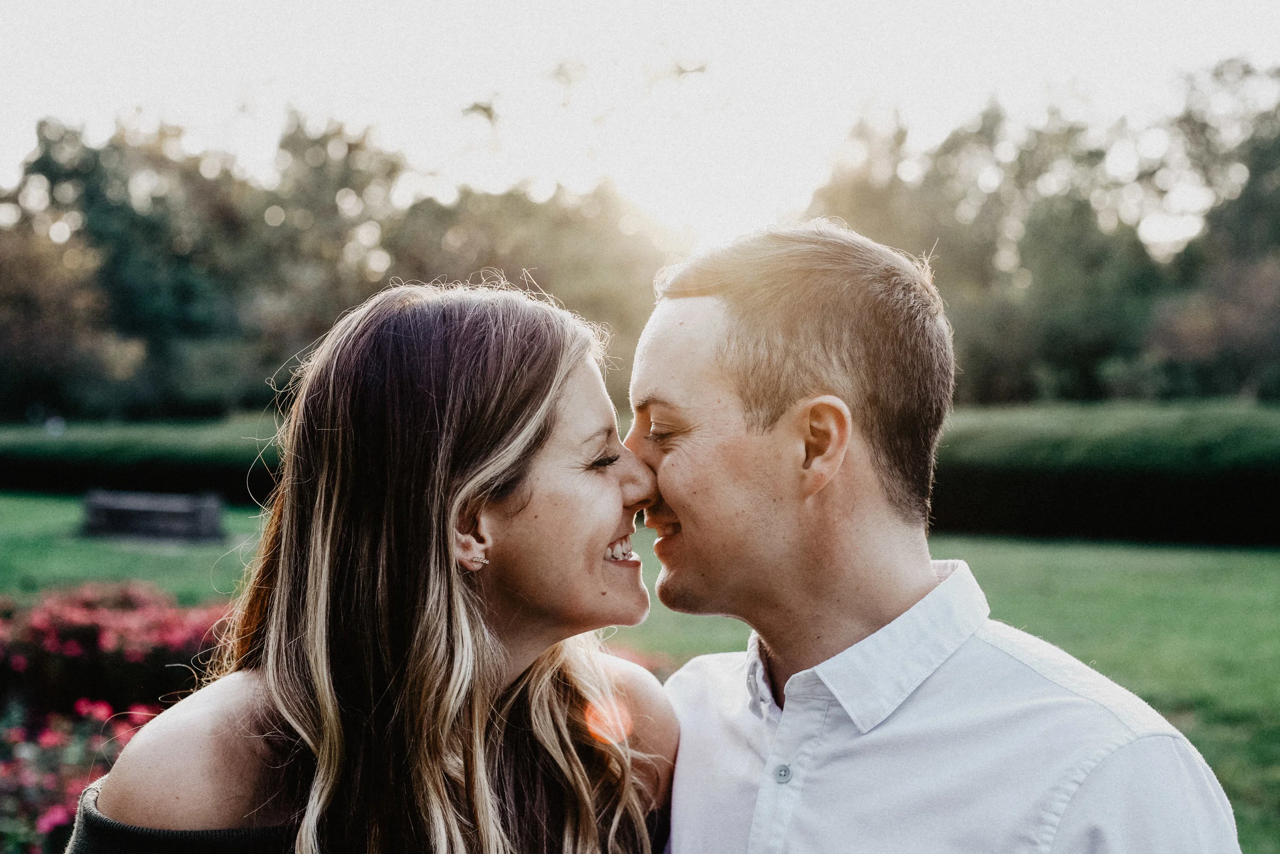 Indianapolis Engagement Holcomb Gardens