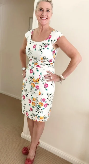 Dress reborn with a length I feel comfortable in.