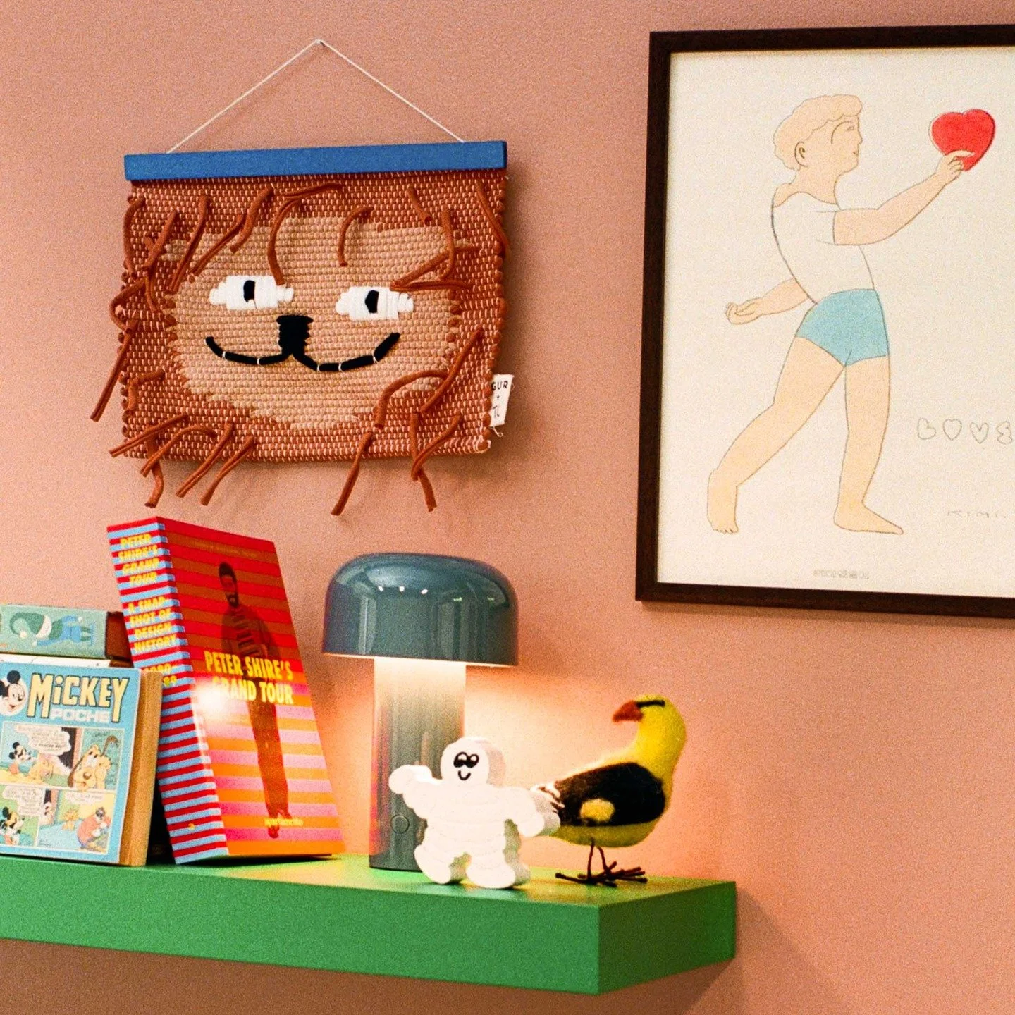 Now available at GUR and The Campamento online shop.

This small wall-hanging rug is handcrafted from 100% cotton, blending playful design with traditional craftmanship.

A unique collaboration between GUR and The Campamento, each piece is carefully 