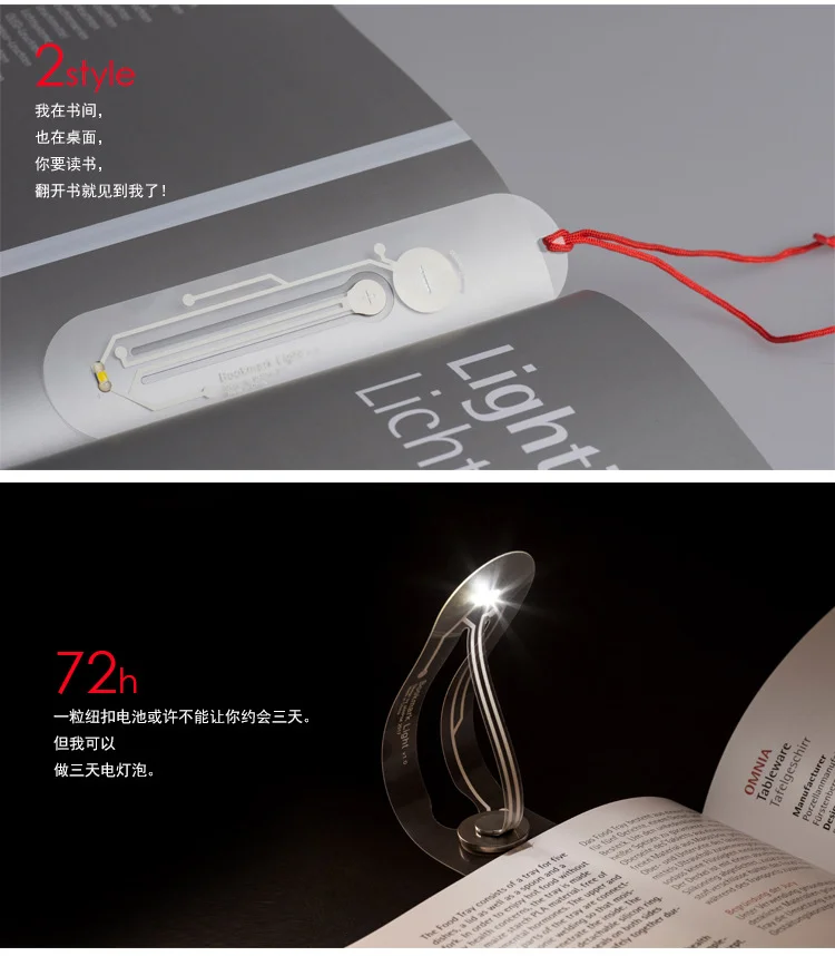 Micro Sun -- Led bookmark light