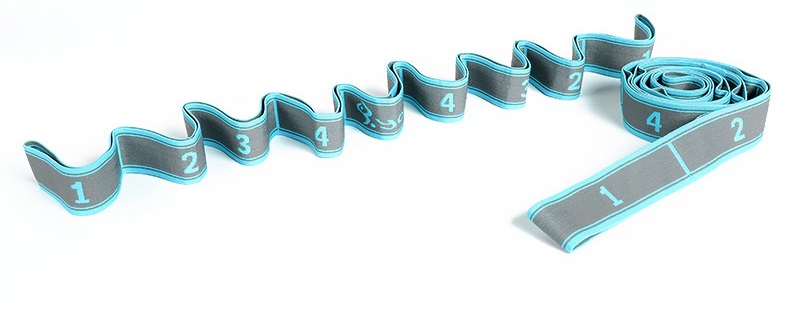 Micro Sun - 9節瑜伽彈力帶（藍色/灰色組合）