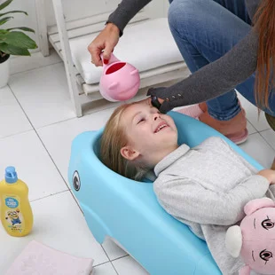 Micro Sun - 0-12歲兒童洗髮椅（藍色）