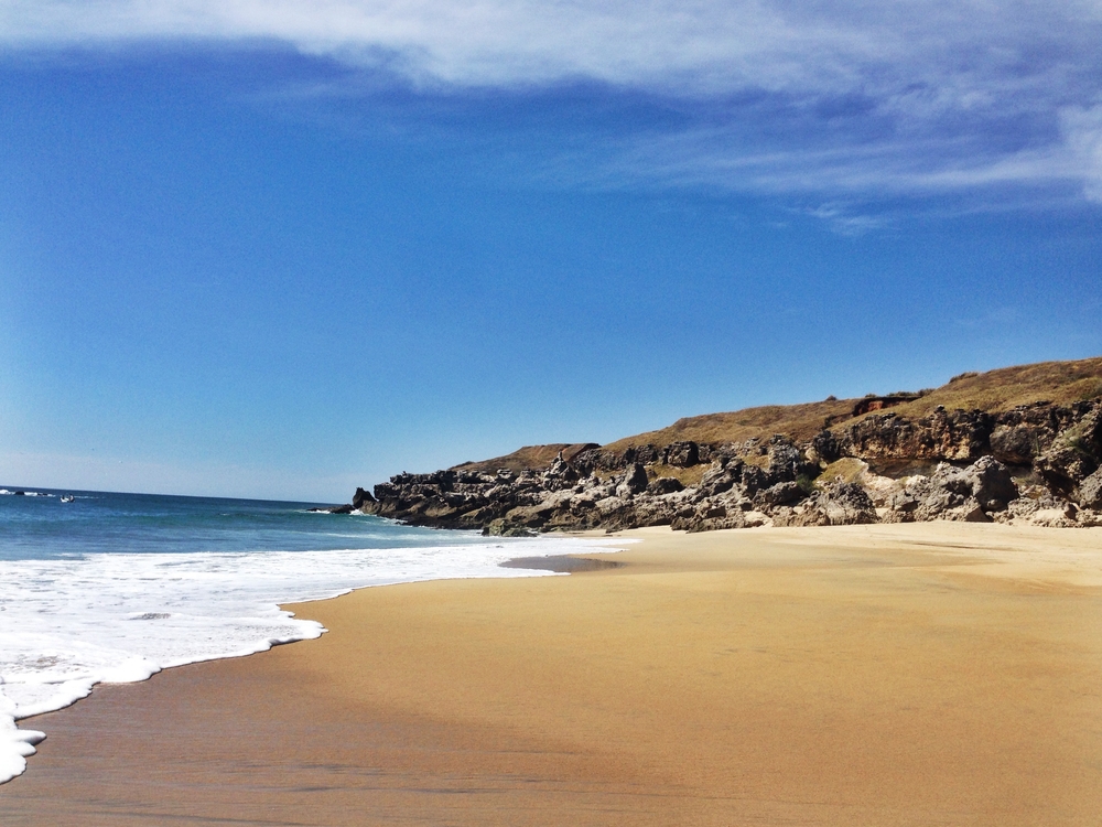 beautiful deserted beach in Puerto Escondido Oaxaca.jpg