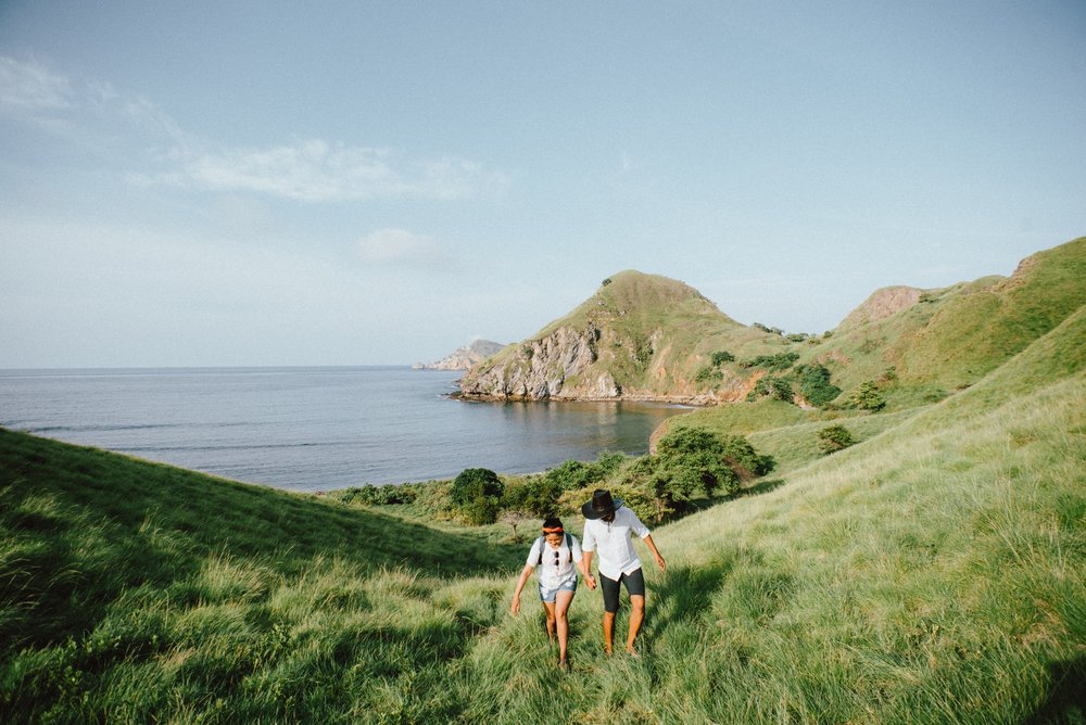 couple+holding+hands+walking+up+a+hill+on+serene+coast.jpg