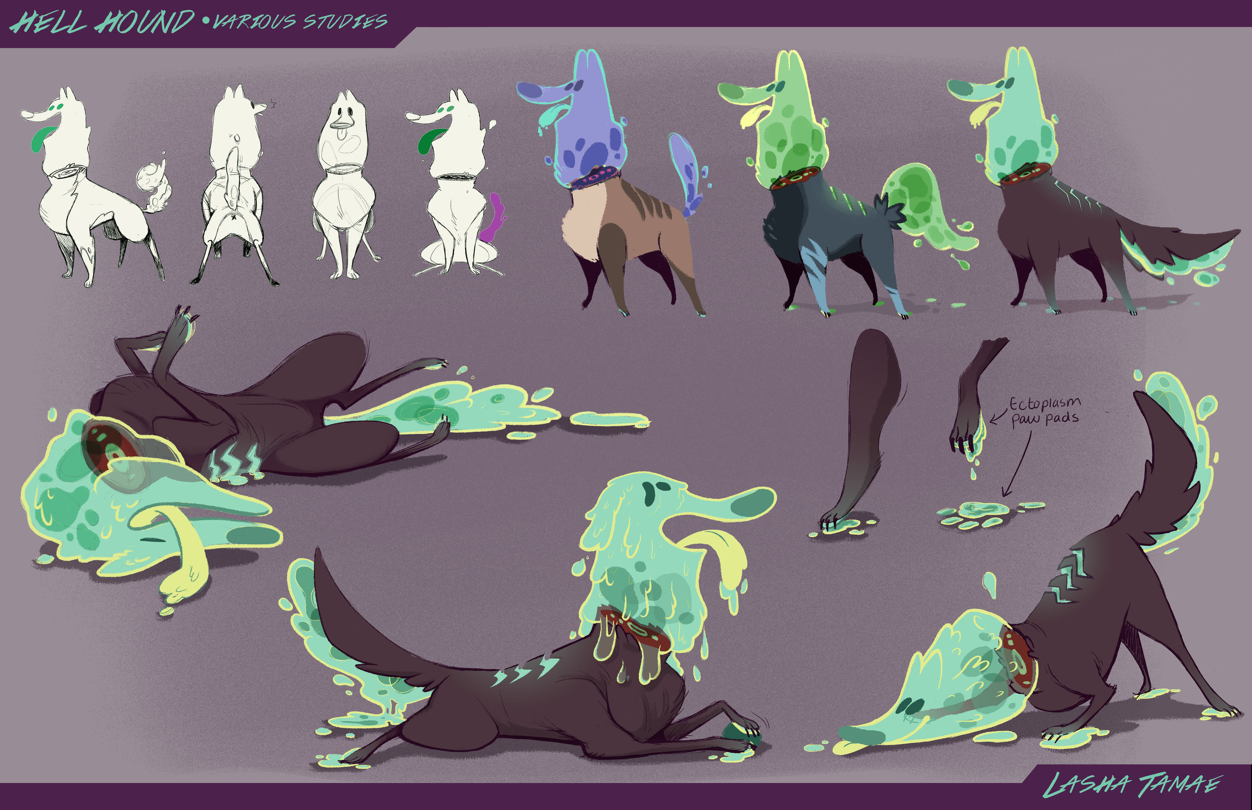 Hellhound variants and color tests