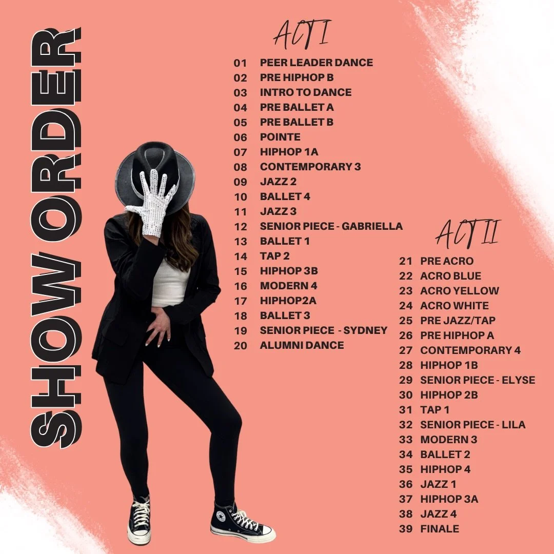 Recital Show Order is here 🤩

This is when it starts to feel real&hellip;
The countdown is on, and we&rsquo;re getting closer to show time.

Save the weekend:
📅 5/16 or 5/17 (weather dependent)
📍 Spyglass Ridge Winery @spyglassridgewinery

You don