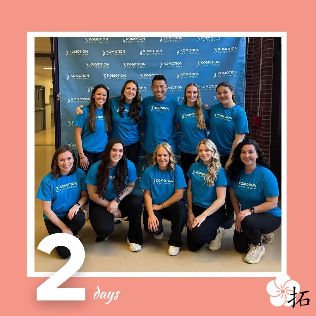 2 days!! 💙💙
Shoutout to our incredible instructor team 🤩
Thank you for pouring your hearts into our dancers all season long &mdash; from every class, every rehearsal, every pep talk, and every moment in between.

Komotion Nation is what it is beca