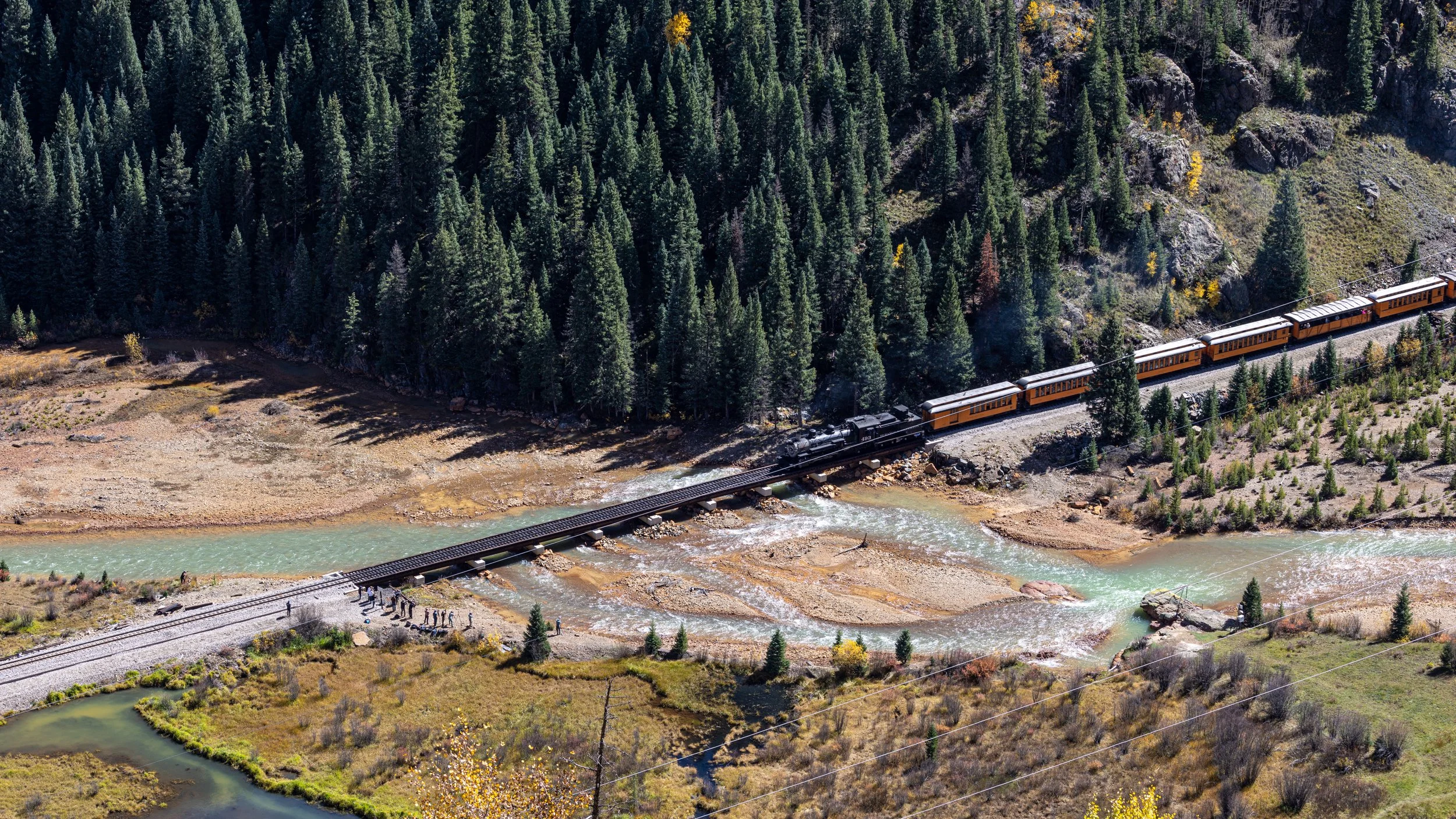  The Durango &amp; Silverton narrow gauge train, pulling into Silverton Colorado.  A must do if you’re in the area! 
