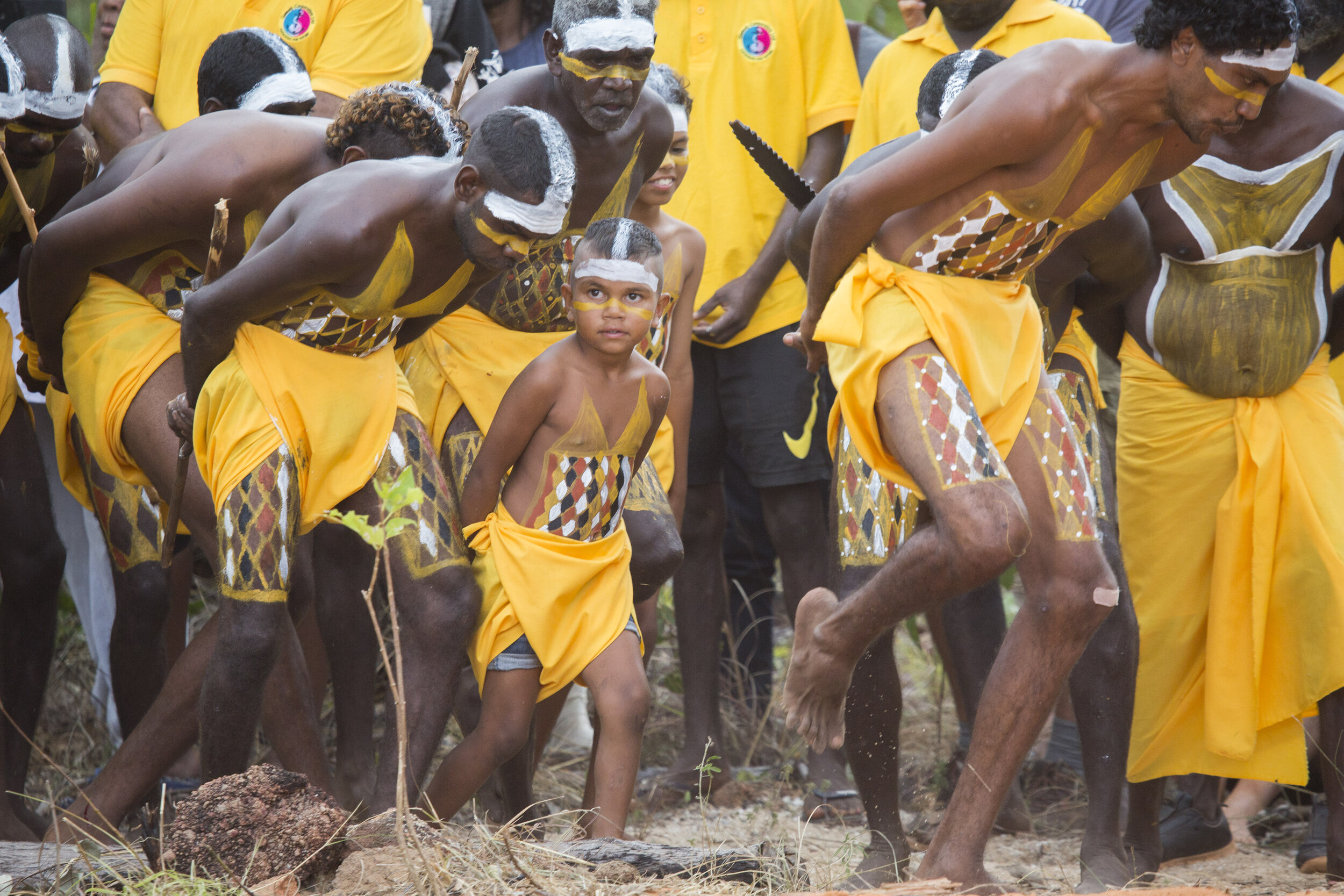  Garma is held on Gumatj land in Arnhem Land, Northern Territory and the Gumatj clan dancers perform the opening ceremony each year.&nbsp;Photo by Melanie Faith Dove. 
