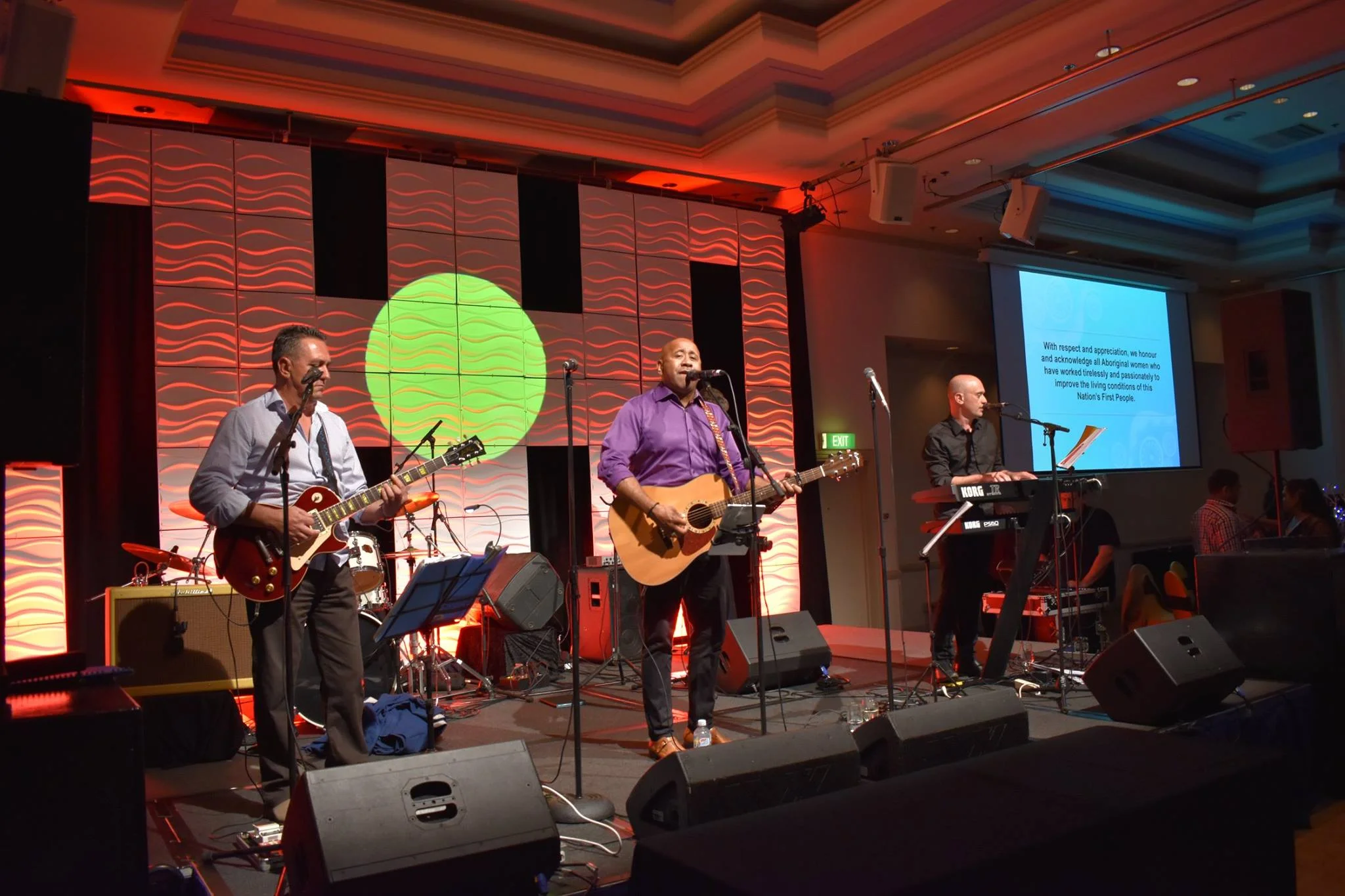 Sound Factory performing their Mowtown Special for guests at the 2018 Gala Dinner.