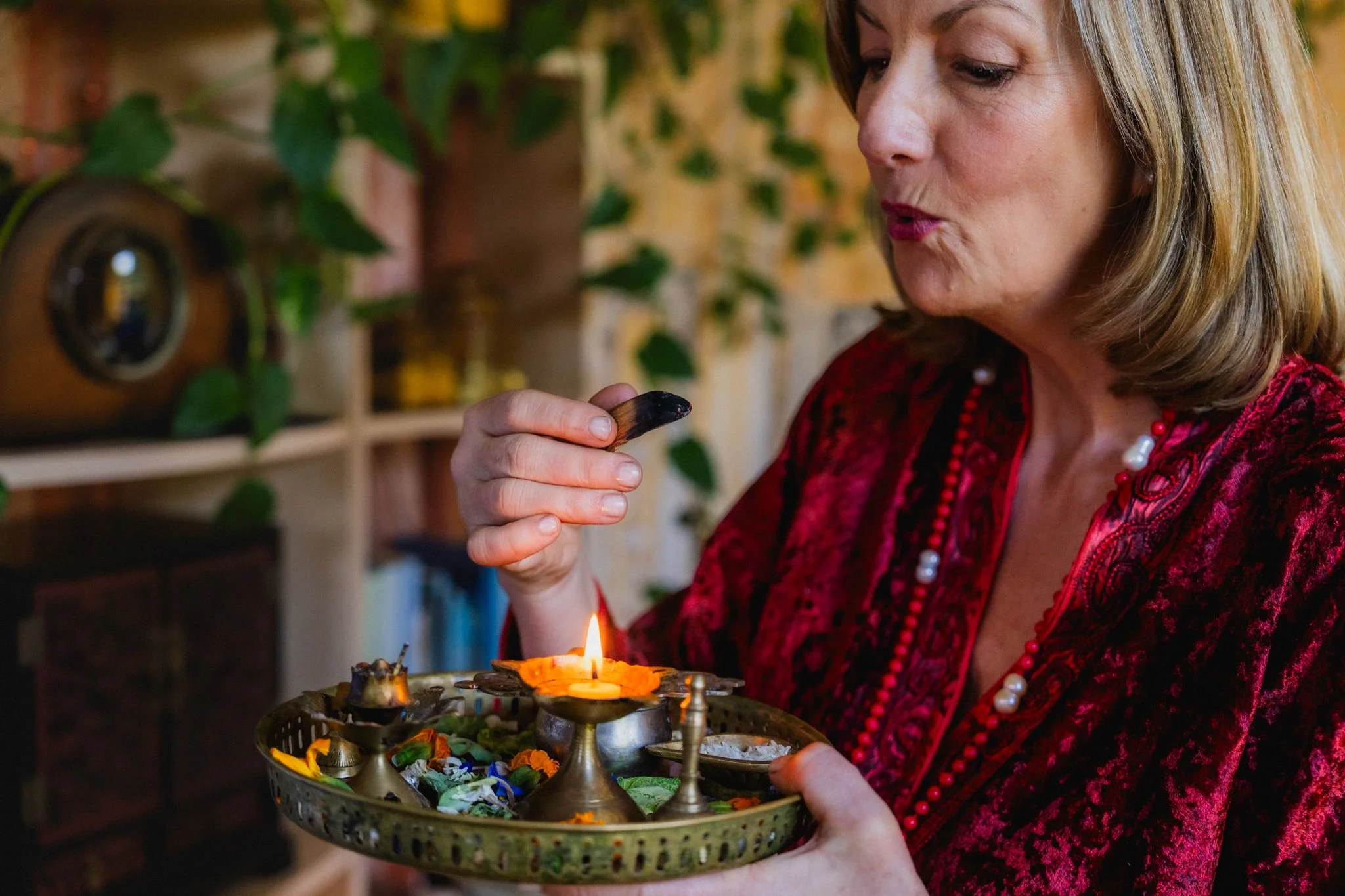 Corinna Maharani teaching authentic Ayurveda, Marma Therapy, and Panchakarma techniques during hands-on professional certification training.